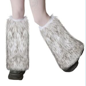Faux Fur Fuzzy Leg Warmers Furry Boot Covers for Women
Warm Fuzzy Boot Cuff Boot